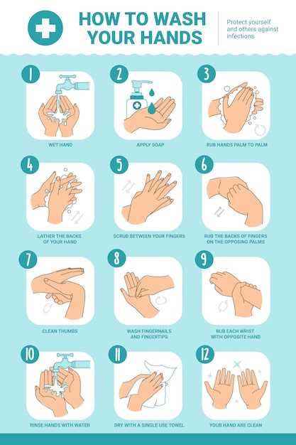 Распространение бактерий и инфекций при нерегулярном мытье рук