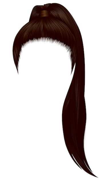 Прически с челкой для длинных волос